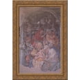 thumbnail image 1 of Fresco in the Karmeliterkloster, Frankfurt am Main 20x24 Gold Ornate Wood Framed Canvas Art by Ratgeb, Jerg, 1 of 2