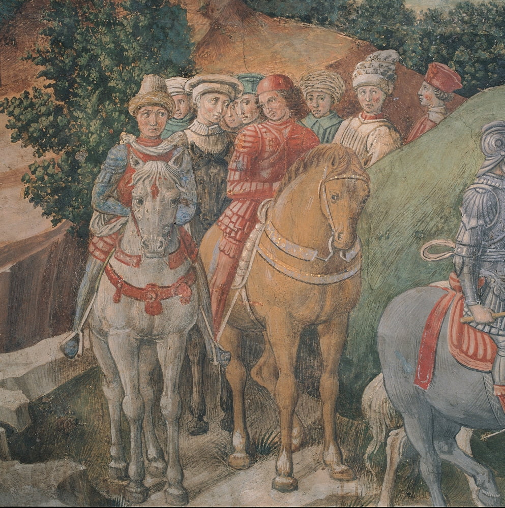 Frescoes Of The Chapel Of The Magi Canvas Art - (18 x 24)