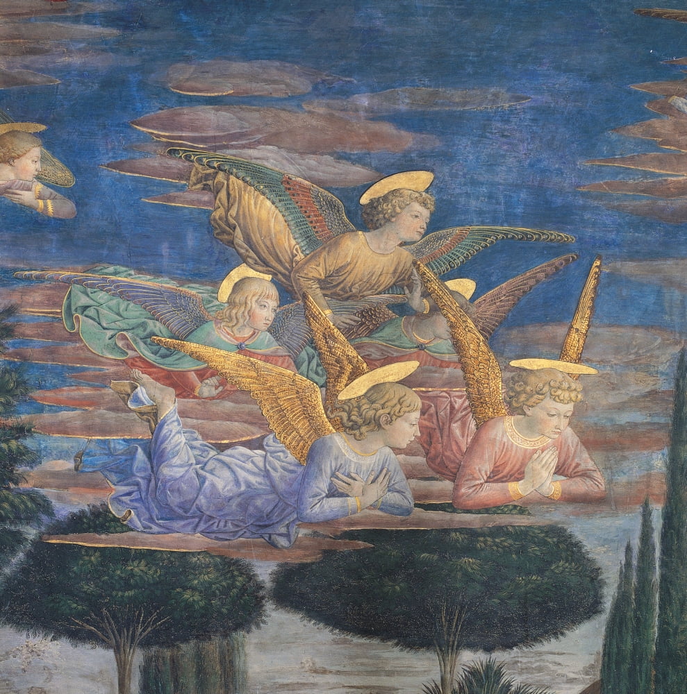 Frescoes Of The Chapel Of The Magi Canvas Art - (18 x 24)