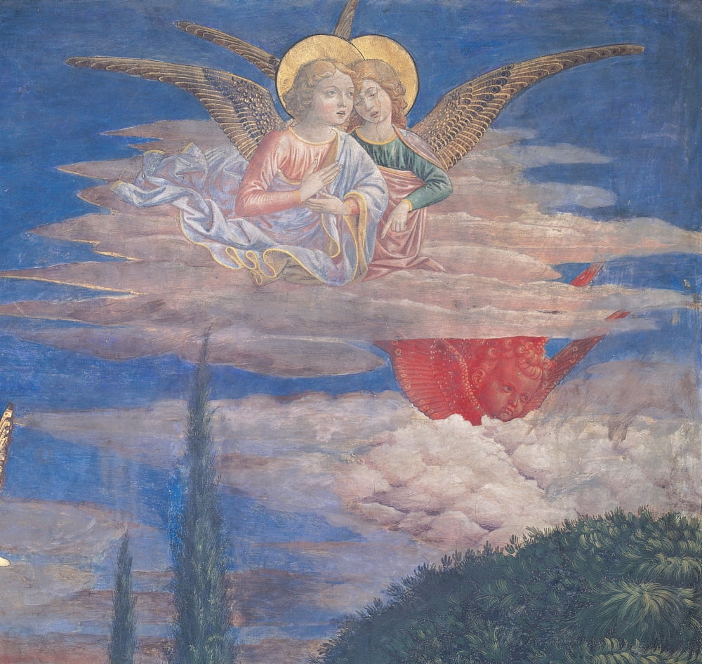 Frescoes Of The Chapel Of The Magi Canvas Art - (24 x 18)
