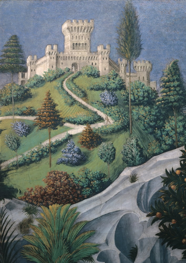 Frescoes Of The Chapel Of The Magi Canvas Art - (24 x 36)