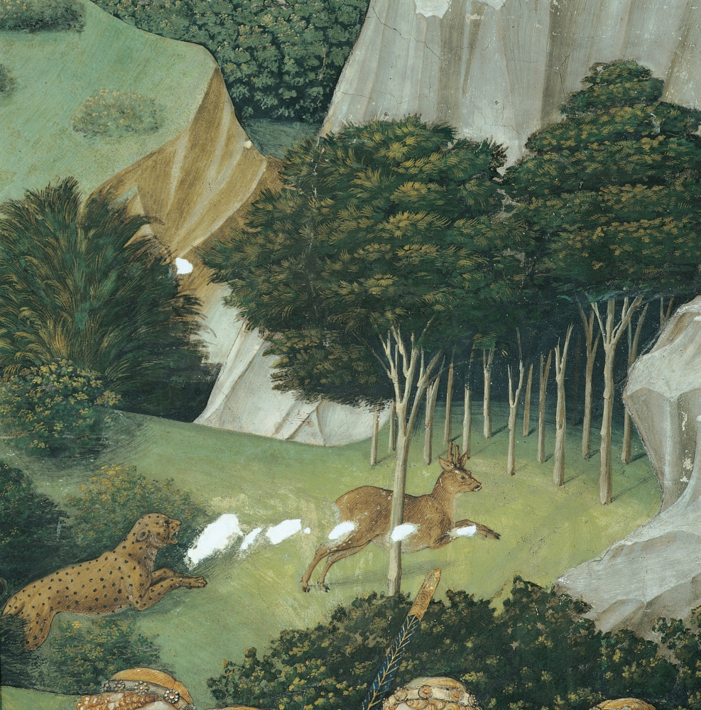 Frescoes Of The Chapel Of The Magi Canvas Art - (24 x 36)