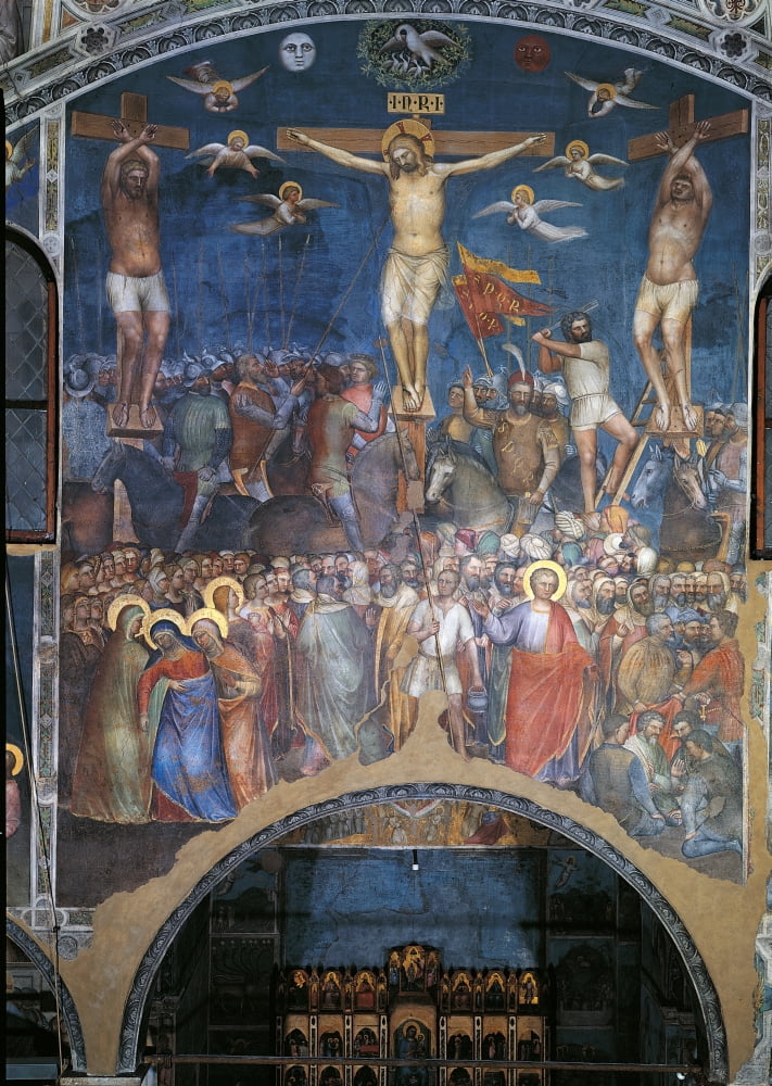 Frescos Of Padua Baptistery Canvas Art - (24 x 36)