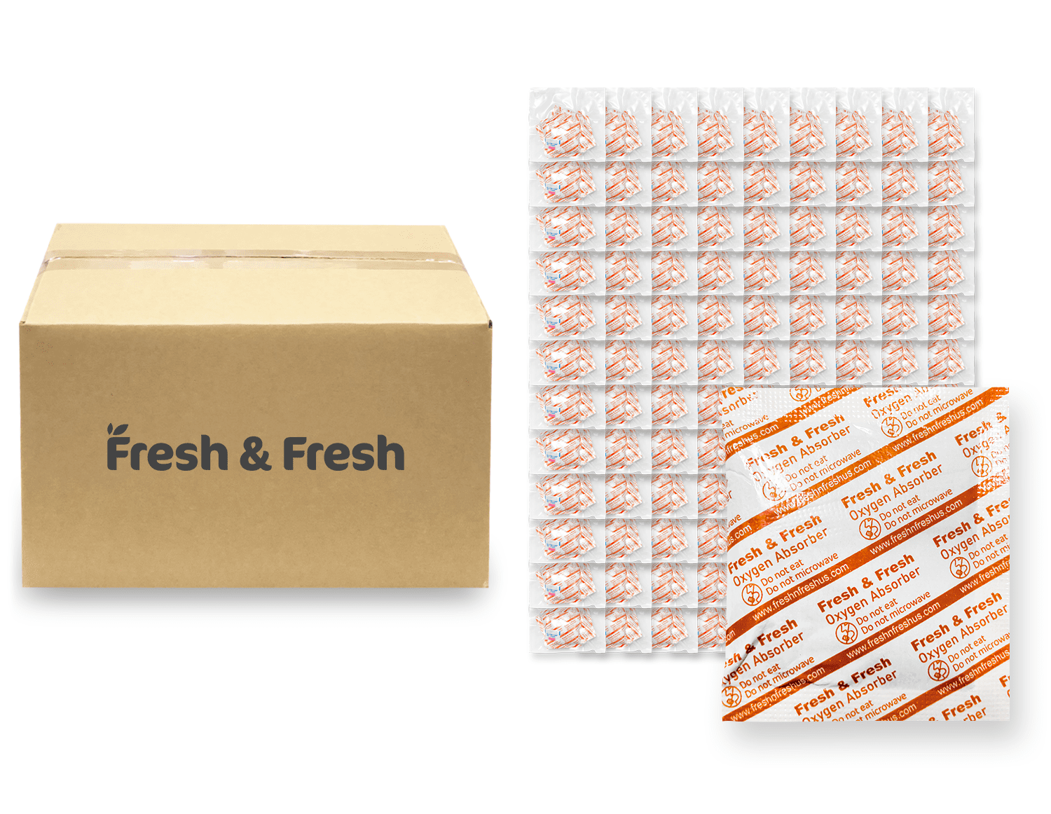 Fresh & Fresh (1000 Packet) 500cc Premium Oxygen Absorbers Packets for ...