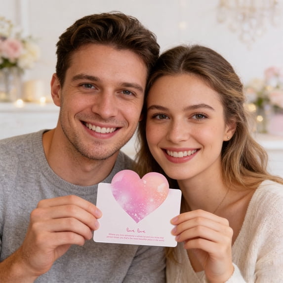 Fresh 3D Valentines Day Thank You Cards 10 Per Pack with Heart Designs Perfect for_Cl-assroom Exchange Wedding Anniversary Birthday Party Bulk Greeting Gifts,J