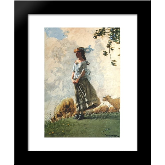 Fresh Air 20x24 Framed Art Print by Winslow Homer