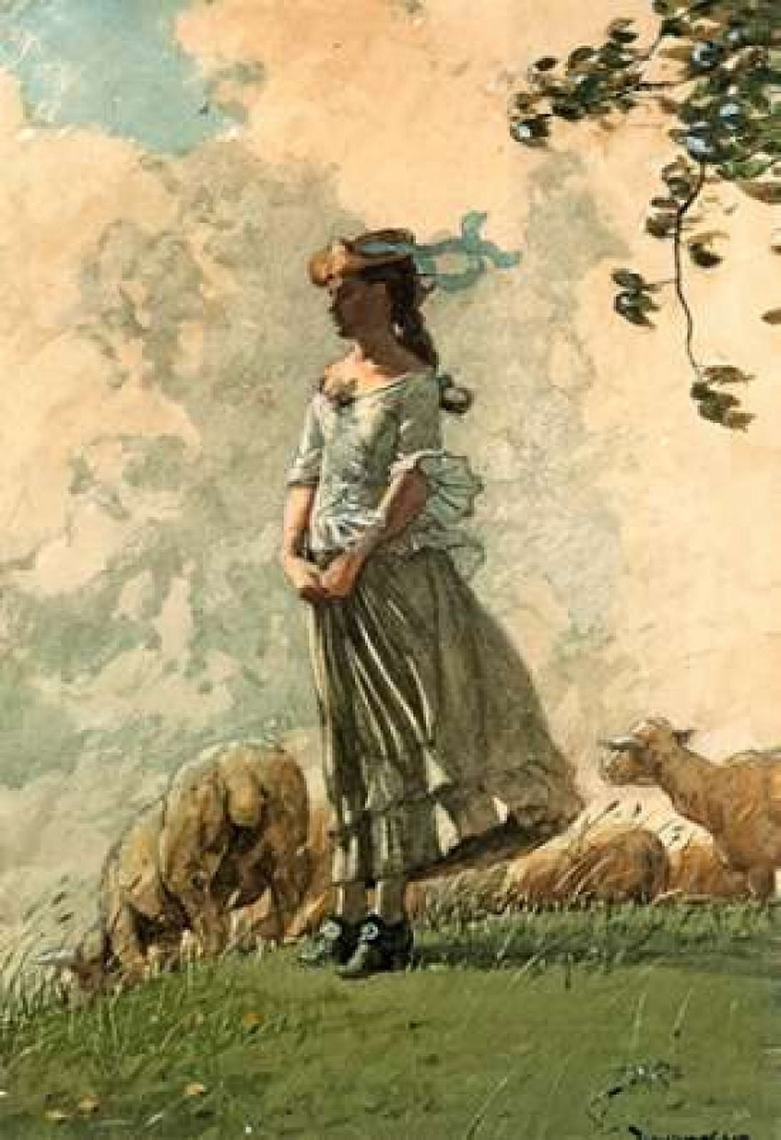 Fresh Air Canvas Art - Winslow Homer (20 x 28)
