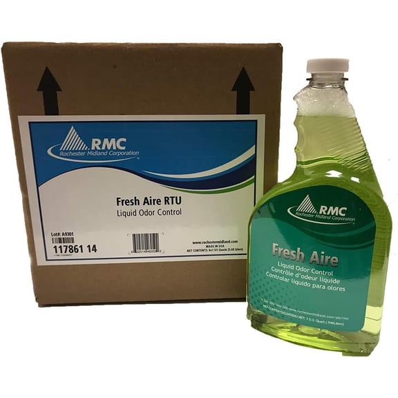 Fresh Aire RTU Liquid Odor Control eliminator Deodorizer Wholesale 6pk 1 liter--