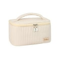 thumbnail image 1 of Cosmetic Bag Portable Storage Fresh Open Cover Cake Makeup Bag Solid Hand Wash Cosmetics Organizer for Travel and Daily Use, 1 of 3