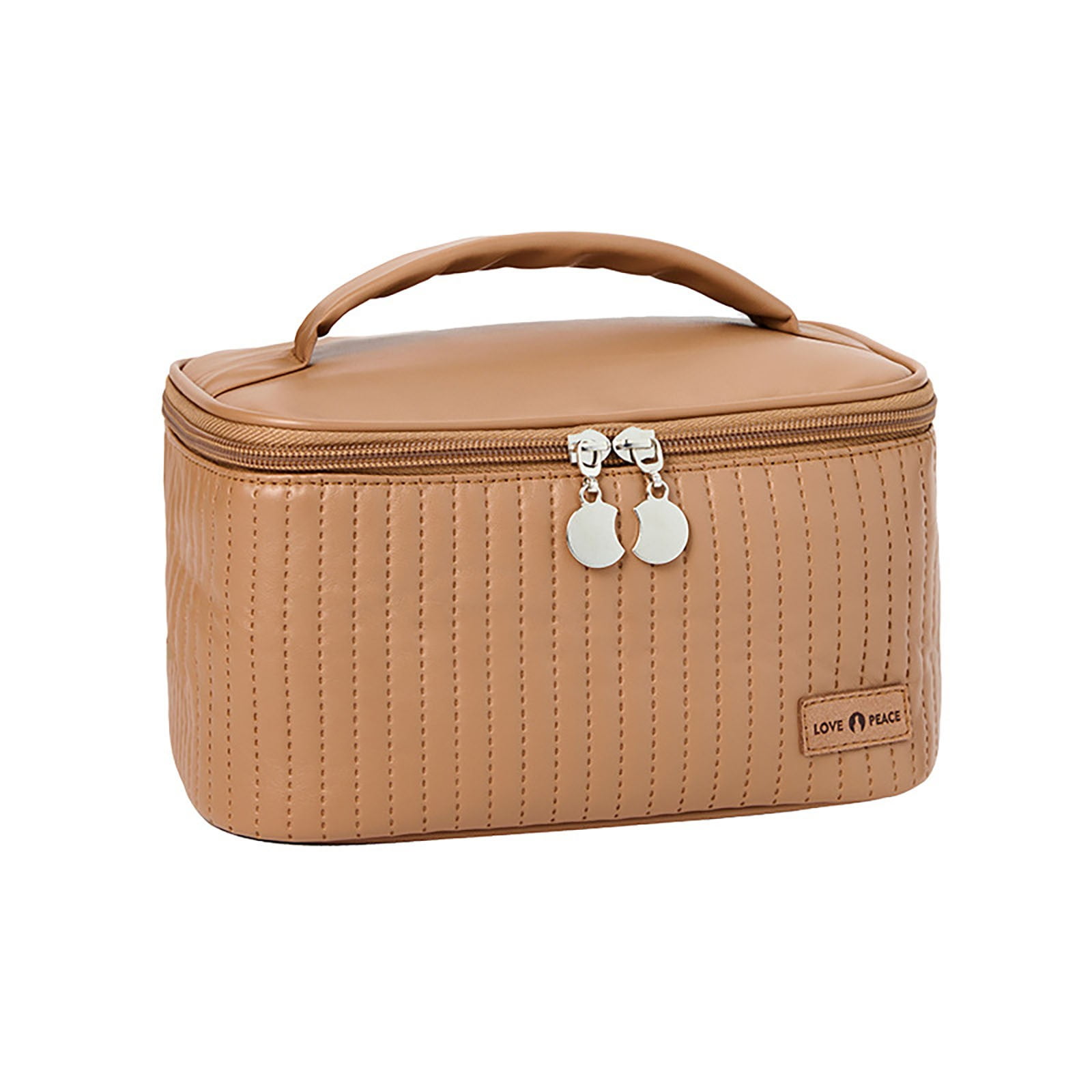Fresh And Sweet Open Cover Cake Makeup Bag Solid Hand Wash Bag