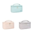 Fresh And Sweet Open Cover Cake Makeup Bag Solid Hand Wash Bag
