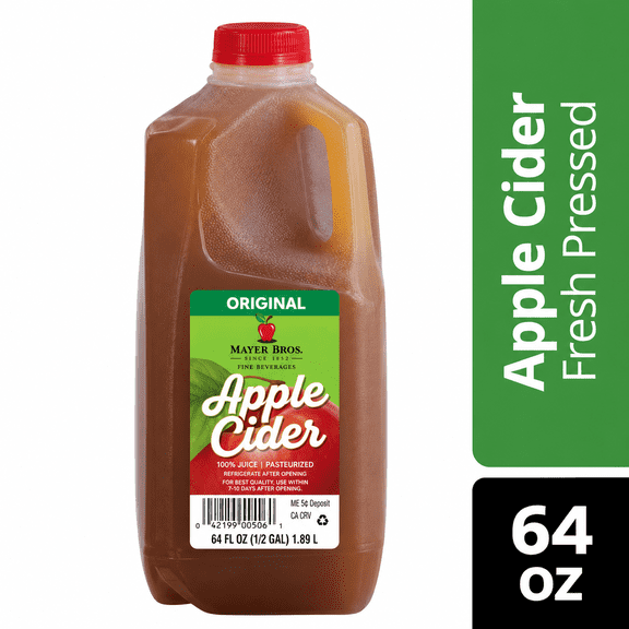 Fresh Apple Cider, Half Gallon