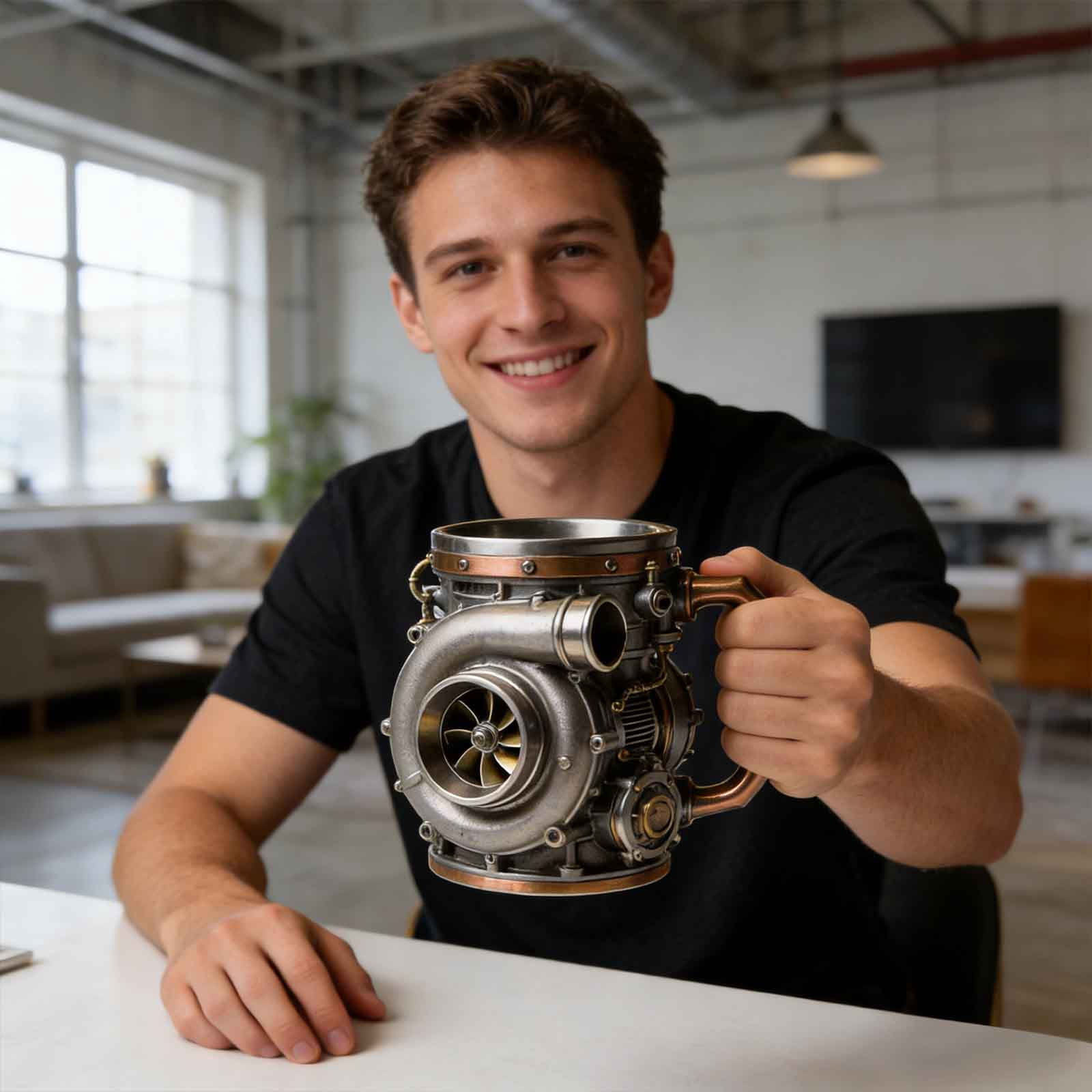 Fresh Arrival!10.14oz Engine-themed Coffee Mug, Personalized Coffee Mug ...