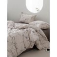 Fresh Artistic Style Bed Sheet Set Twill Flower Quilt Cover Student