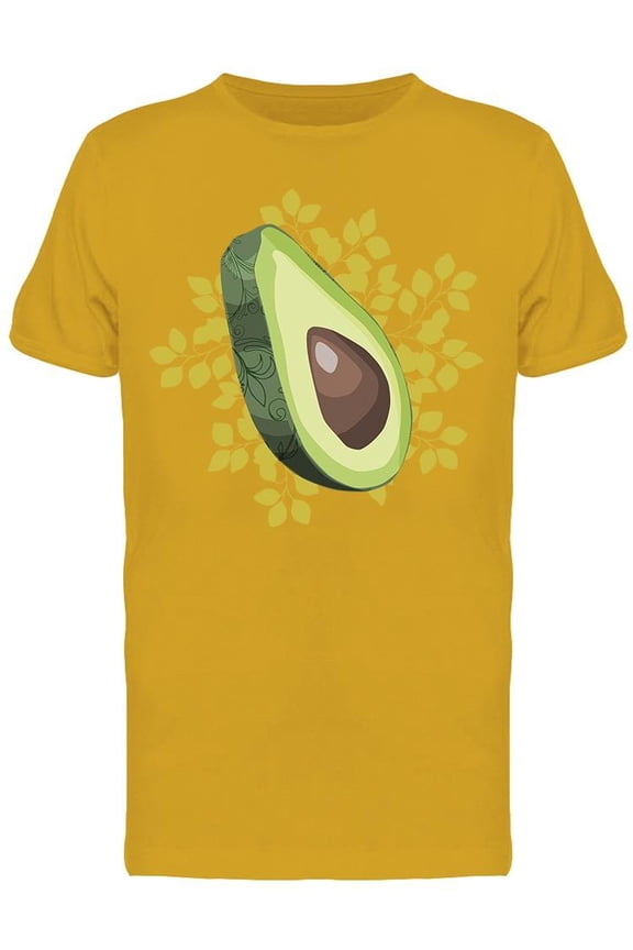 Fresh Avocado. Drawing Tee Men's -Image by Shutterstock