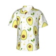 thumbnail image 1 of Fresh Avocado Men'S 3d Print Casual Button Down Shirts, Novelty Hawaiian Short Sleeves 3xl, 1 of 8
