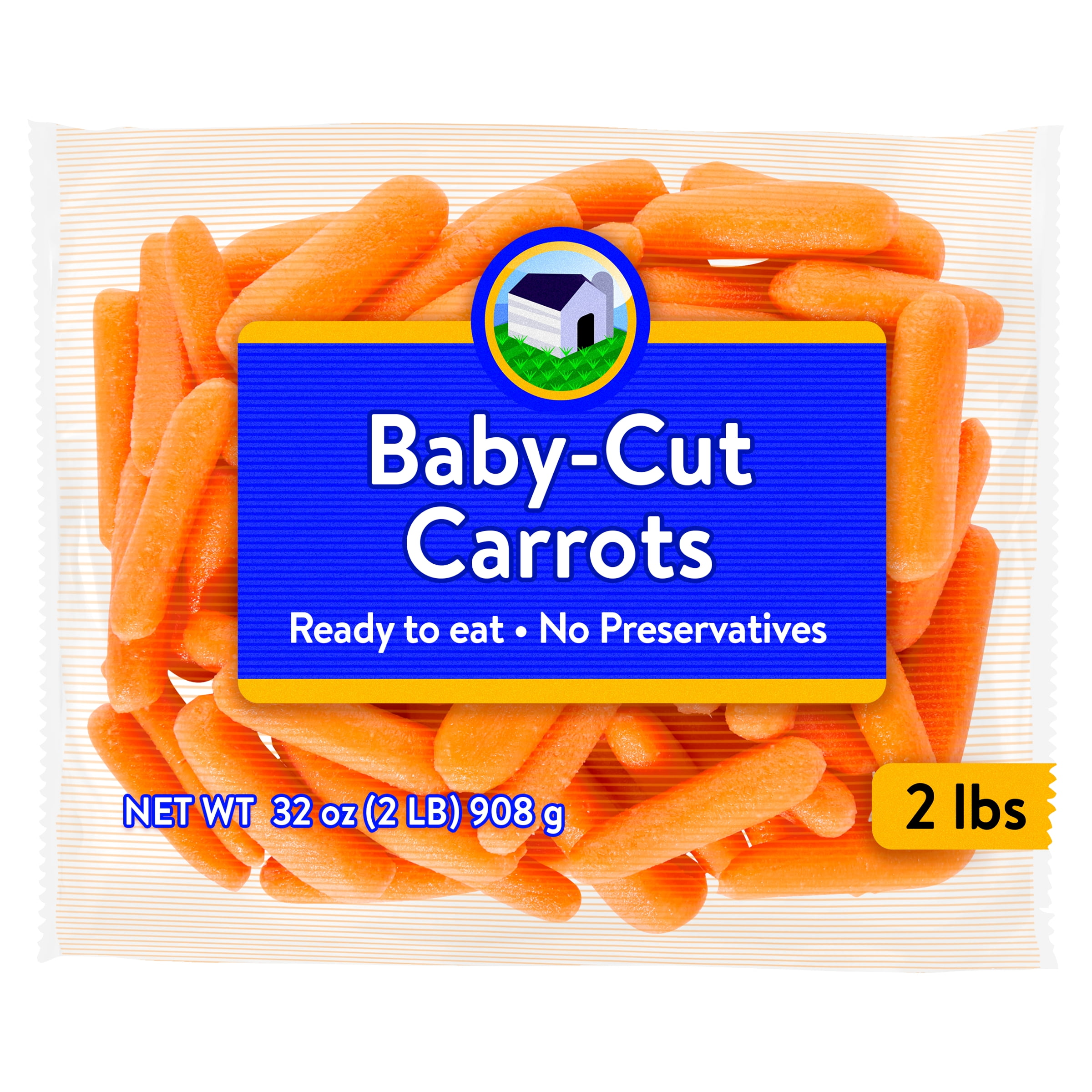 Fresh Baby-Cut Carrots, 2 lb Bag