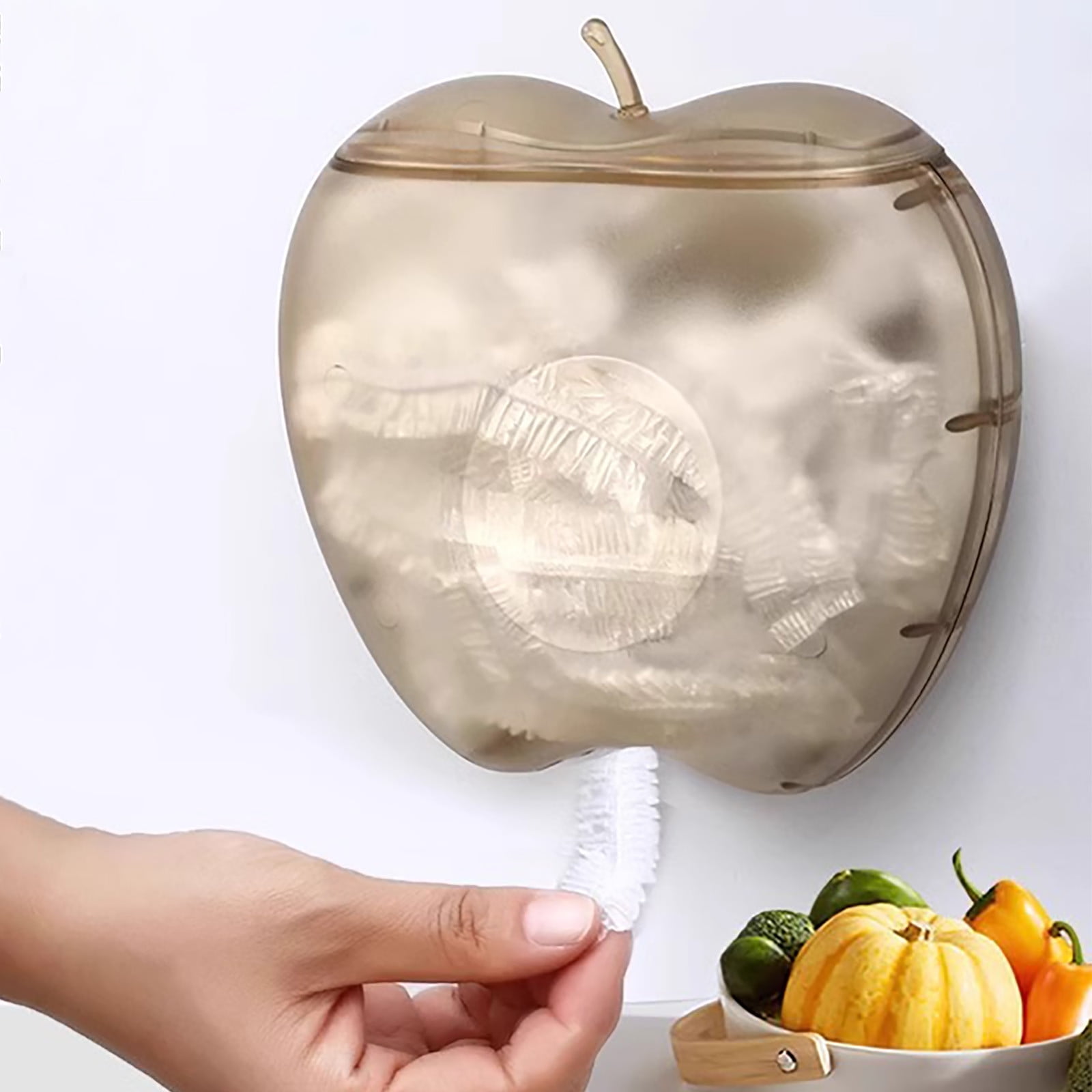 Fresh Bag Cling Film Storage Removable Fresh Keeping Cover Clear Food Containers Glass Fruit