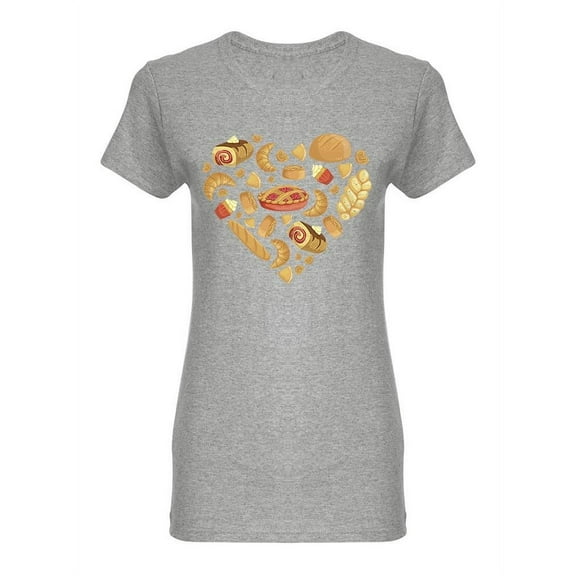 Fresh Baked Goods Shaped T-Shirt Women -Image by Shutterstock, Female x-Large