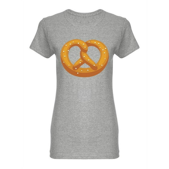 Fresh Baked Pretzel Shaped T-Shirt Women -Image by Shutterstock, Female XX-Large