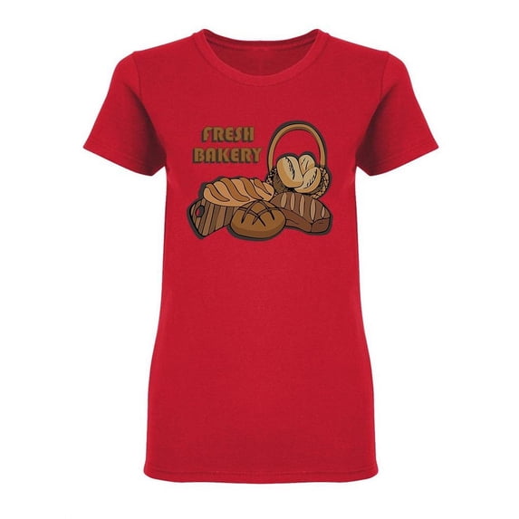 Fresh Bakery Shaped T-Shirt Women -Image by Shutterstock, Female Small