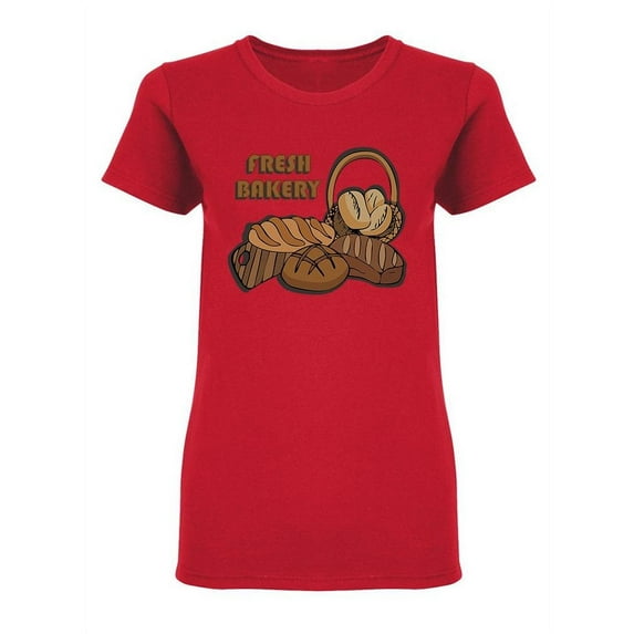 Fresh Bakery Shaped T-Shirt Women -Image by Shutterstock, Female XX-Large