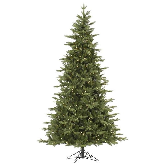 Fresh Balsam Fir Christmas Tree with Warm White LED Lights, 7.5 ft. x 54 in.