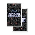 thumbnail image 1 of Fresh Blackberries (2-PACK) 24" x 36" Vinyl Decals | Sign Insert Peel & Stick Decals Stickers Window Signs, 1 of 2
