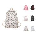 thumbnail image 1 of Fresh Bow Pattern Cute Backpack Preppy Style School Backpack Bookbag with Small Makeup Pouch Casual Campus Daypack with Spacious Compartments for Daily Student Use, 1 of 5