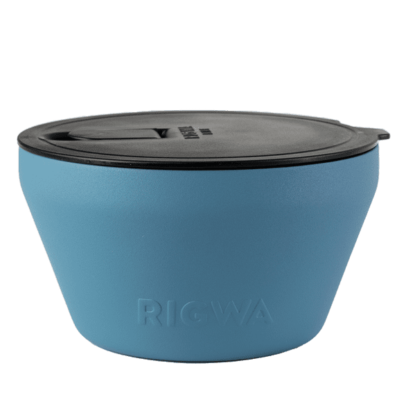 Fresh Bowl 40oz (BLUE DUSK) HOT/COLD For HRS, Vacuum Insulated Stainless Steel Food Storage Container, Air-Tight Lid, Reusable Lunch Box, Meal Prep, 40oz
