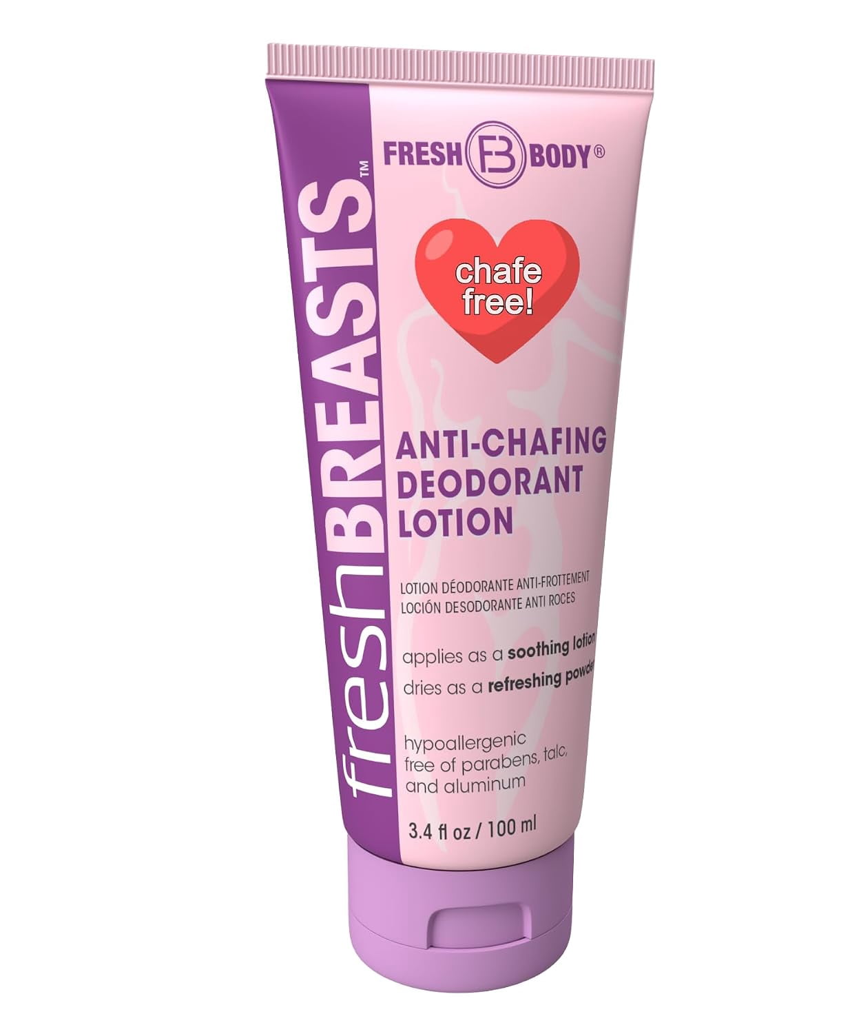 Fresh Breasts Hypoallergenic Liquid Powder  - Made in the USA
