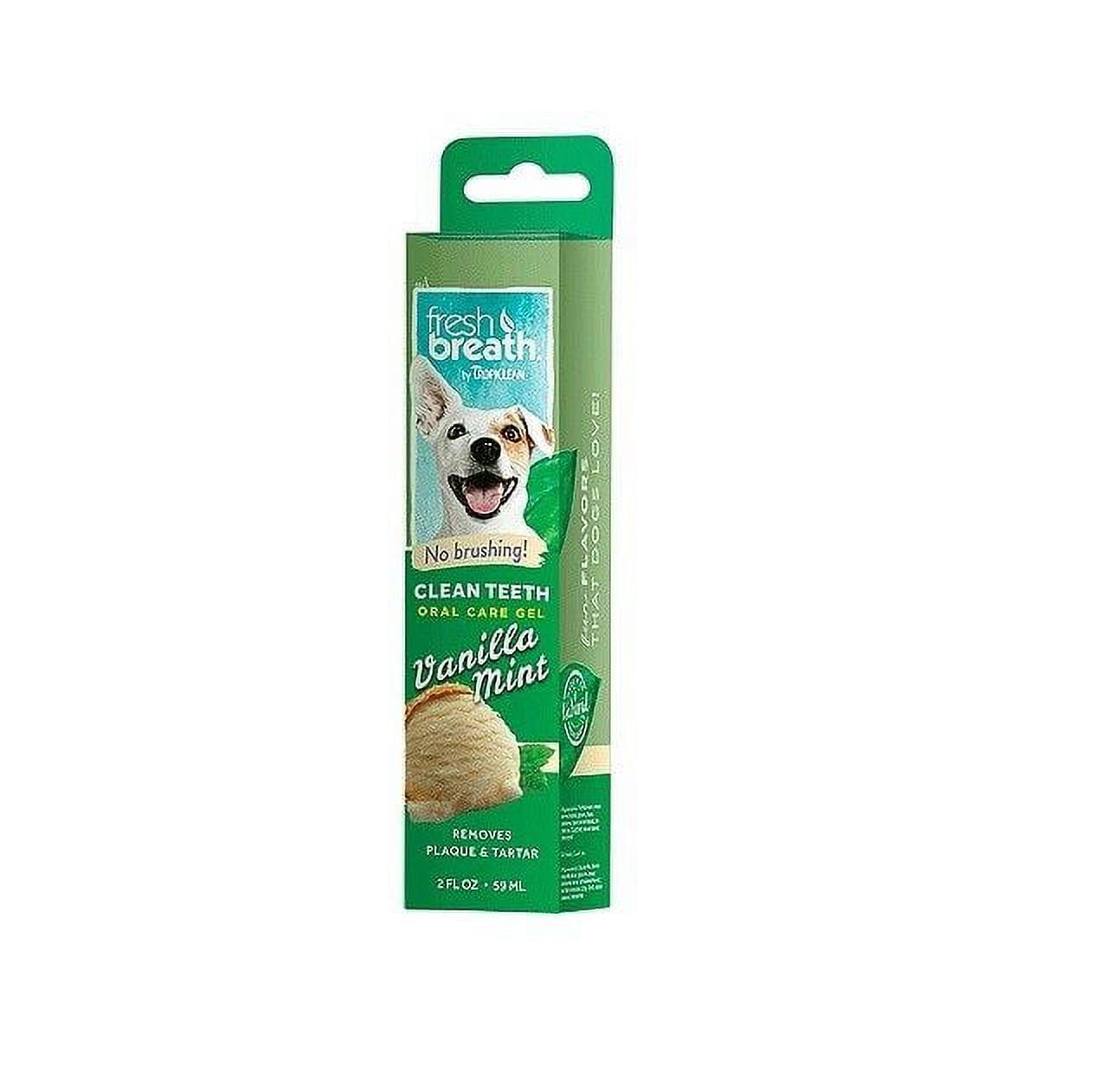 Fresh Breath 2 oz Clean Teeth Oral Hygeine Care Dental Gel for Dogs No