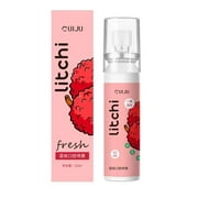 Fresh Breath Freshener Spray Deodorant Litchi Peach D4P1 Flavor Portable: W9G7