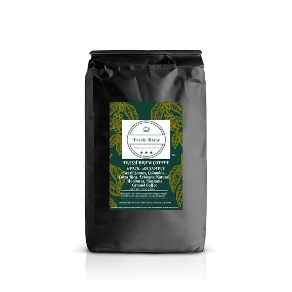 Fresh Brew Coffee Single Origin Favorites Sample Pack Coffee