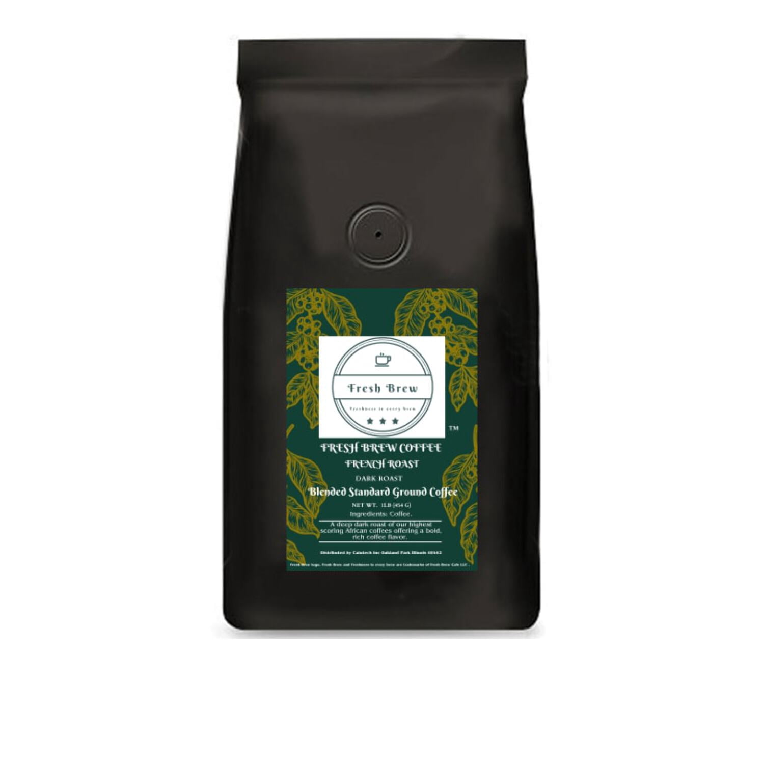 Fresh Brew French Roast 1lb Standard Coffee - Walmart.com