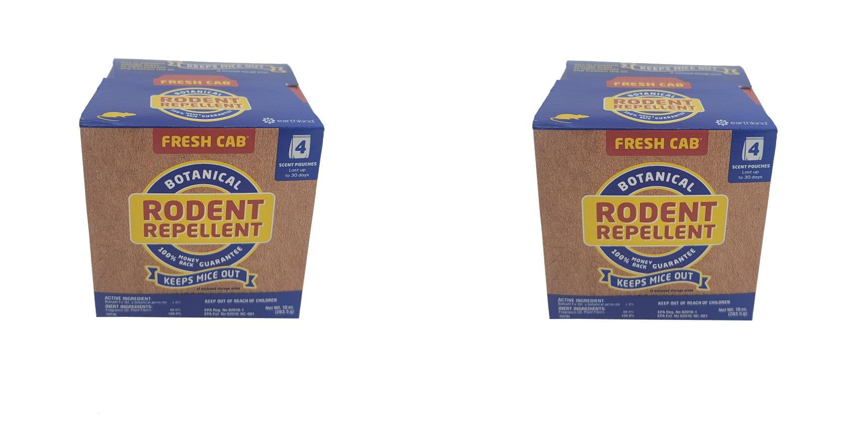 Fresh Cab (2 BOXES) Botanical Rodent Repellent - B1PMFCS12,2 - Walmart.com