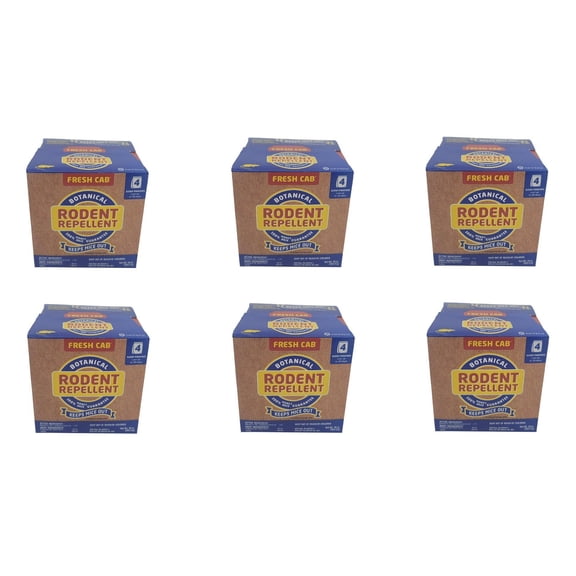 Fresh Cab (6 BOXES) Botanical Rodent Repellent - B1PMFCS12,6