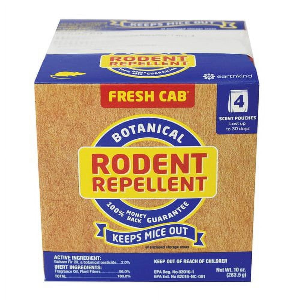 ALLSTATESAGPARTS Fresh Cab Botanical Rodent Repellent 1 Box 4 Pouches