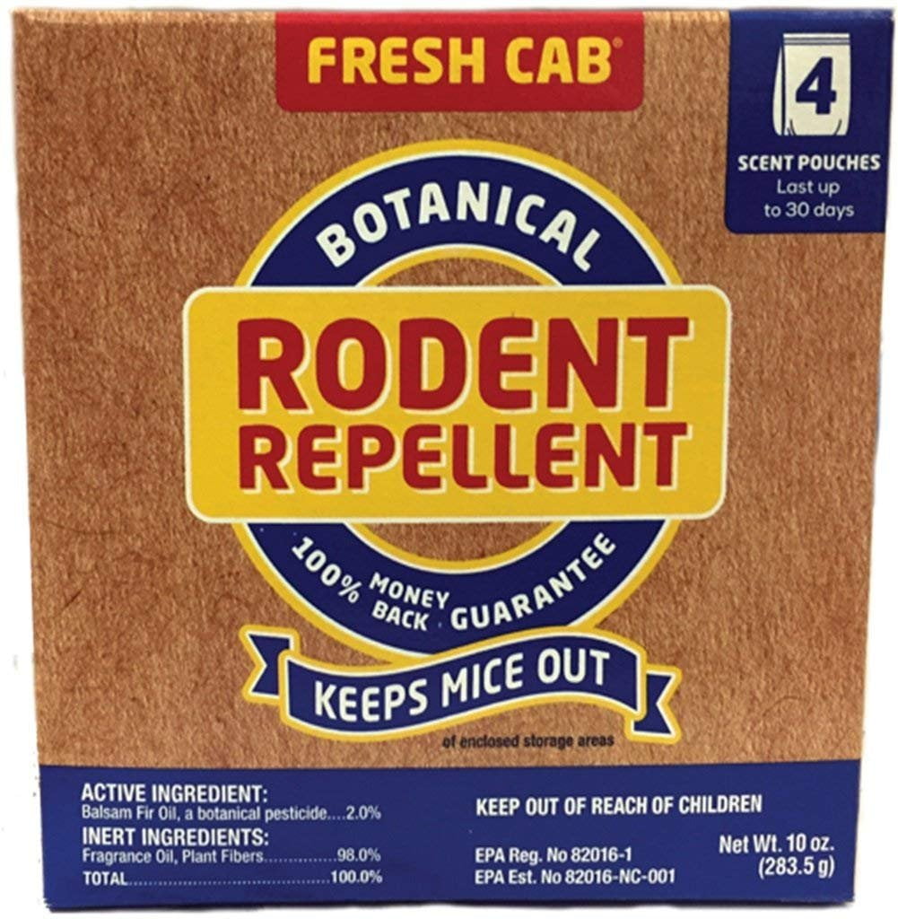 Fresh Cab Botanical Rodent Repellent Environmentally Friendly, Keeps
