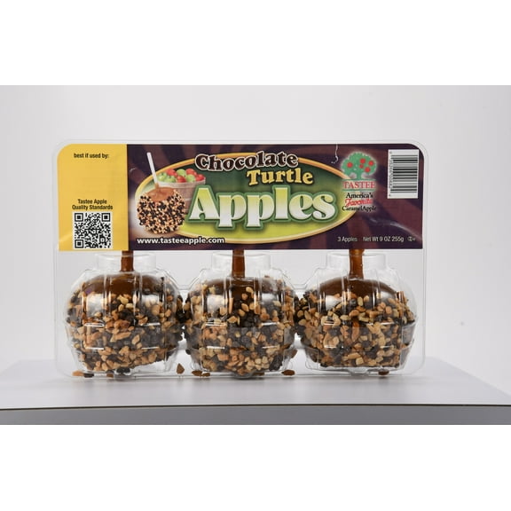 Fresh Caramel Apples with Chocolate Chips, 3 Pack