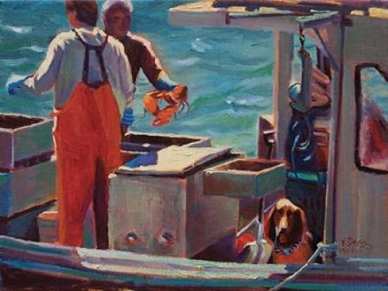 Fresh Catch Canvas Art - Kathleen Denis (18 x 24)