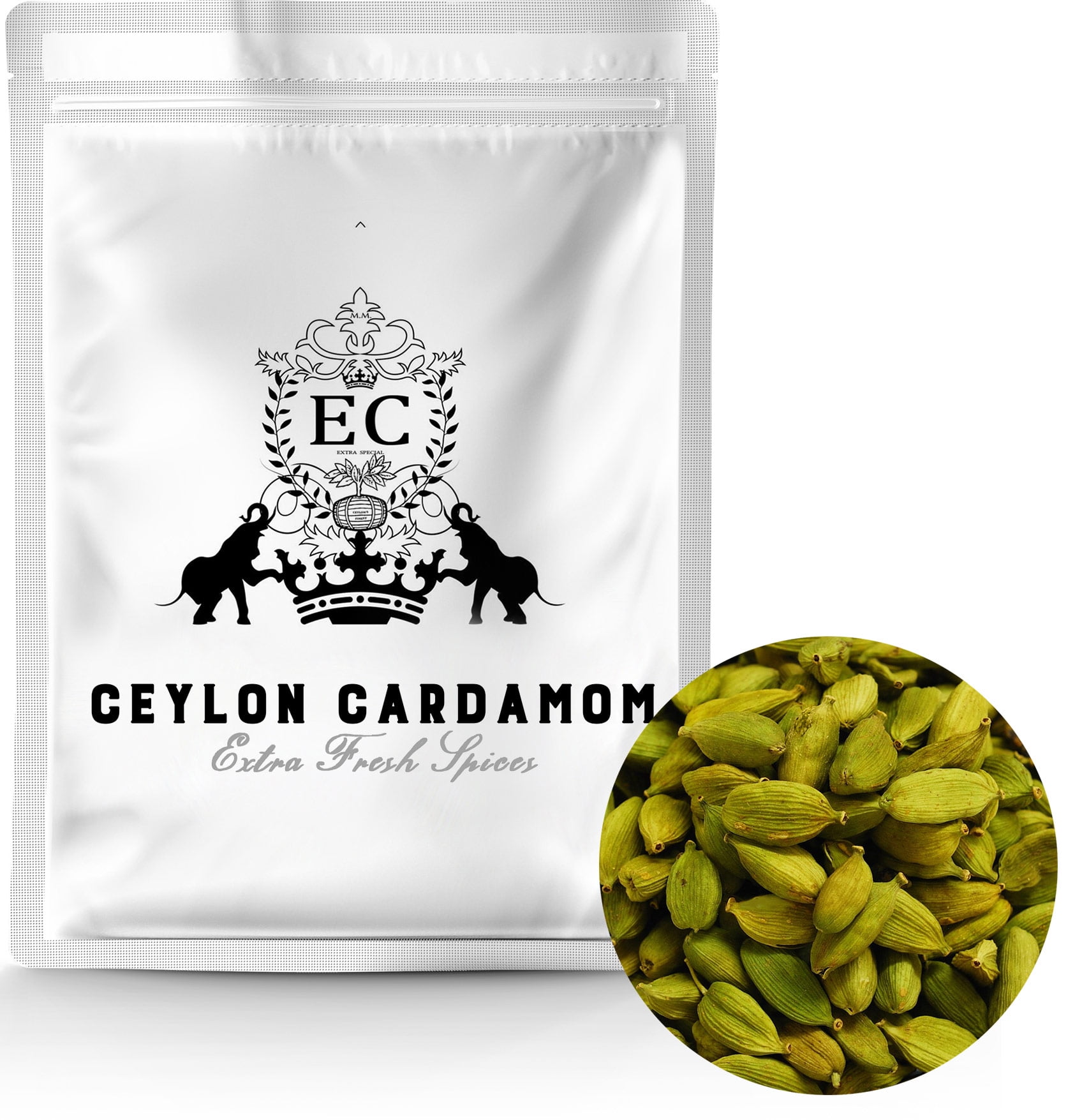Fresh Ceylon Green Cardamom Pods | Pure Aromatic & Large Pods | Freshly ...