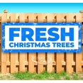 thumbnail image 1 of Fresh Christmas Trees 13 oz Vinyl Banner With Metal Grommets, 1 of 4