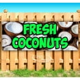 thumbnail image 1 of Fresh Coconuts 13 oz Vinyl Banner With Metal Grommets, 1 of 4
