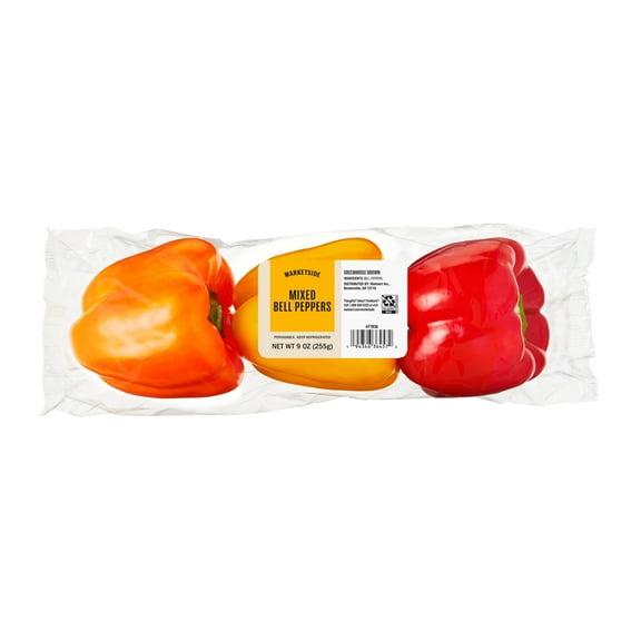 Marketside Fresh Mixed Bell Peppers, 9 oz, 3 Count