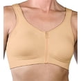 thumbnail image 1 of Fresh Comfort Seamless Zipper Front Close Bra #1008,XS/S,Nude, 1 of 5