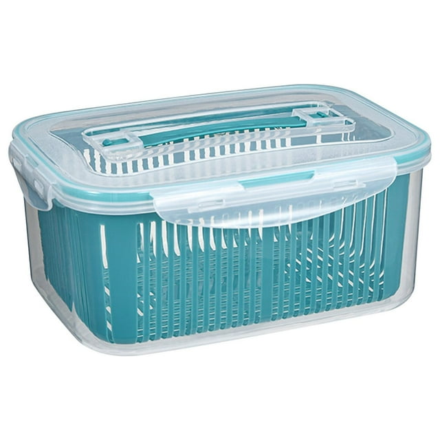 Fasiaou Plastic with Vents Food Storage Container - Walmart.com