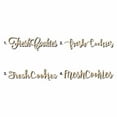 thumbnail image 1 of Fresh Cookies Sign Unfinished Wood Cutout Home Decor DIY Option 1- 14" Wide / 1/8", 1 of 3