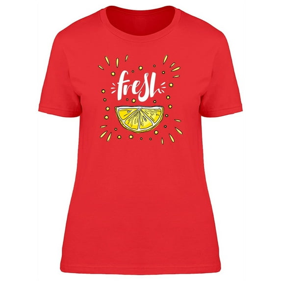Fresh, Cool Lemon Doodle T-Shirt Women -Image by Shutterstock, Female Medium
