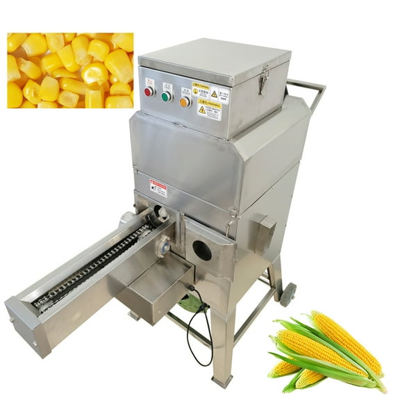 Fresh Corn Thresher Peeling Machine Full-Automatic Commercial 110V/220V